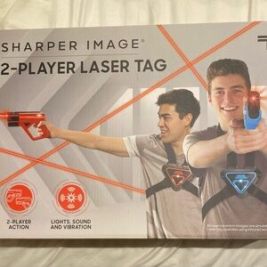 Sharper Image Laser Tag Set with Red and Blue Blasters